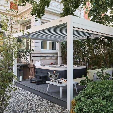 Historical Luxury Homes - Stadtvilla Mit Jacuzzi Und Garten 弗赖堡 外观 照片
